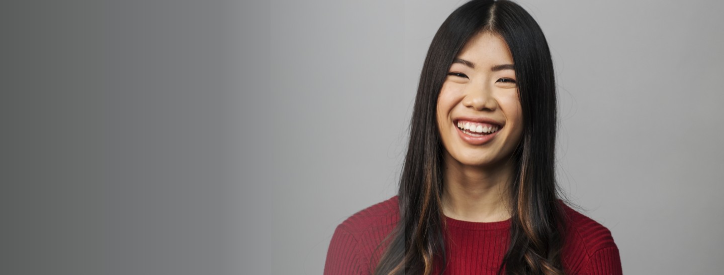 Female student smiling portrait