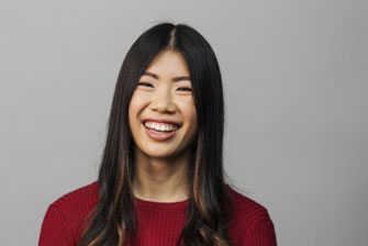 Female student smiling portrait