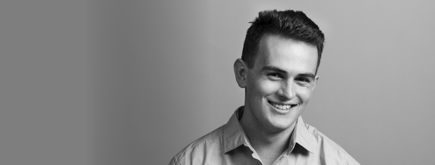 Male student portrait smiling